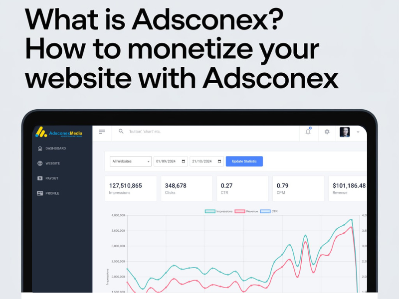 What is Adsconex? How to Monetize Your Website with Adsconex